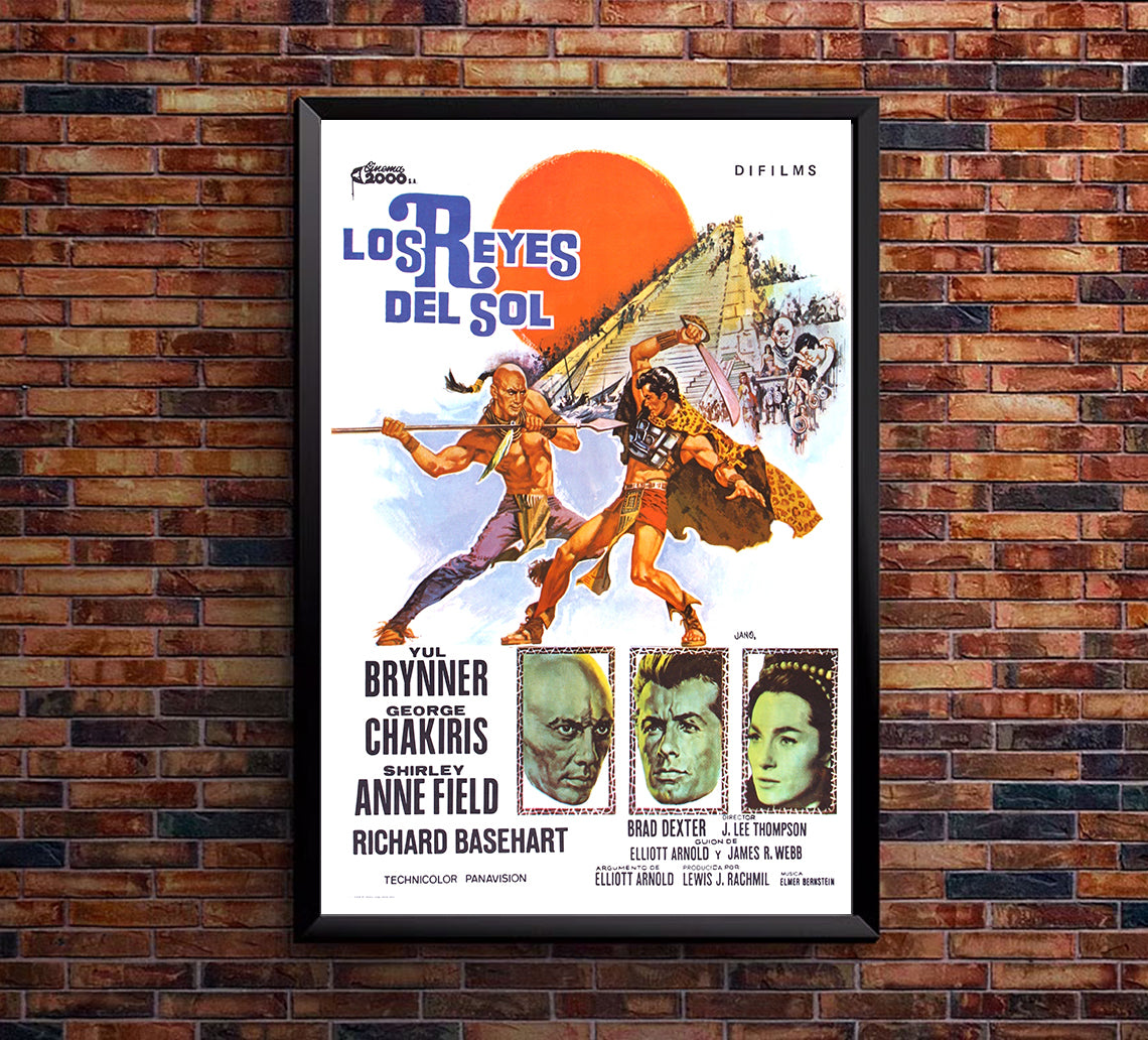 Kings of the Sun 1963 - Spain - v2 - Classsic Movie Poster