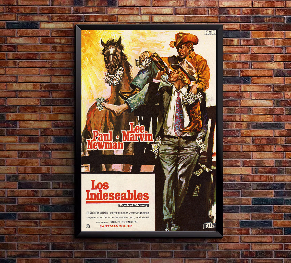 Pocket Money 1972 - Paul Newman - Spain - Classic Movie Poster