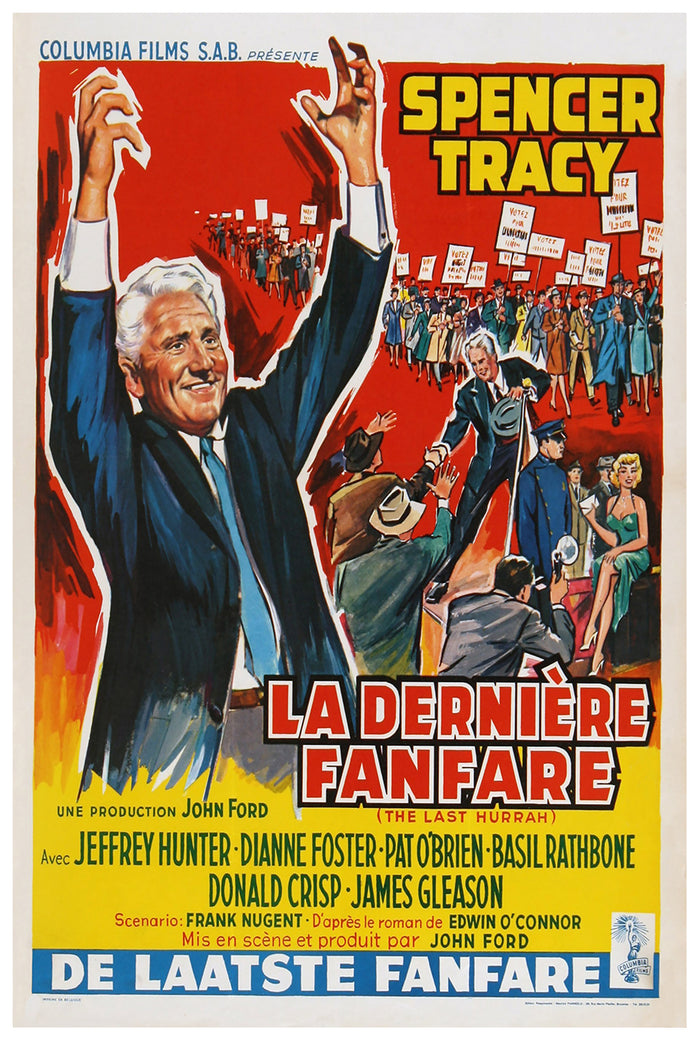 The Last Hurrah 1958 - Belgium - v1 - Classic Movie Poster