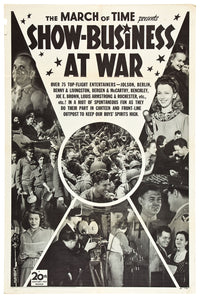 Show-Business at War 1943 - Rita Hayworth - US - Classic Movie Poster
