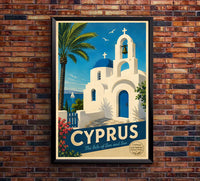 Cyprus - Tourism - v1 - Vintage Travel Poster