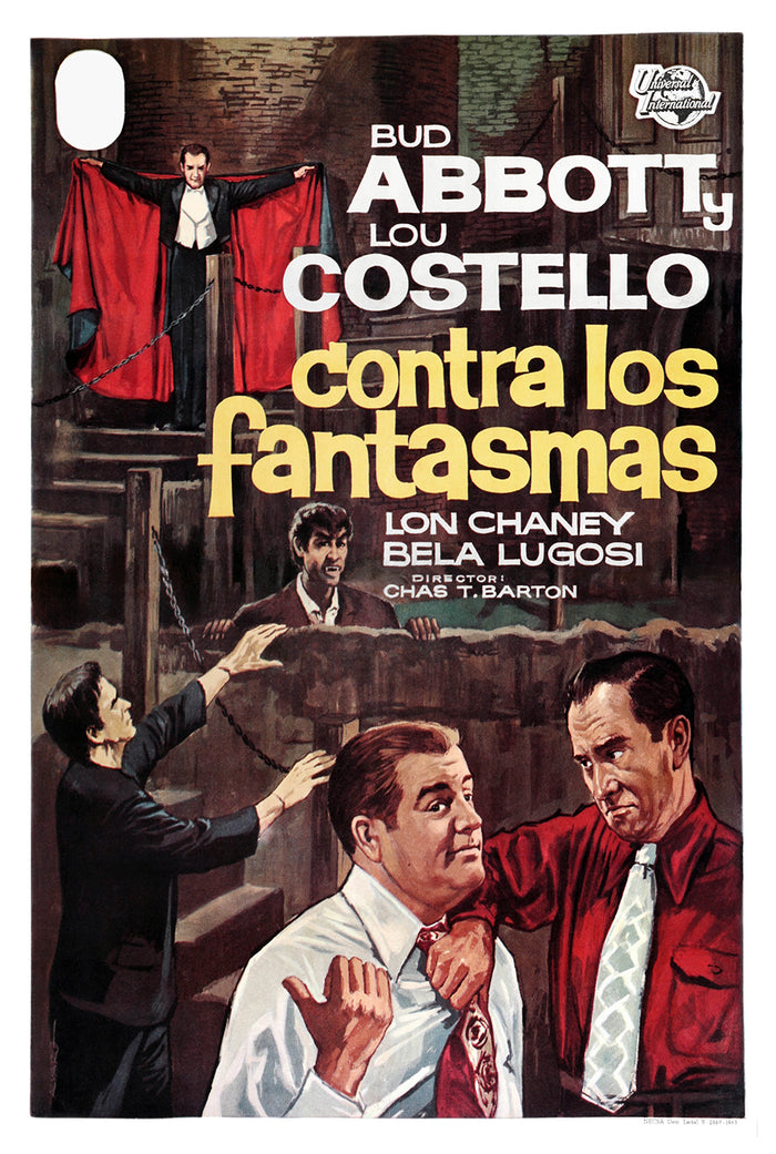 Bud Abbott Lou Costello Meet Frankenstein 1948 - Spain - v2 - Classic Movie Poster