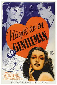 The Lady in Question 1940 - Rita Hayworth - Sweden - Classic Movie Poster