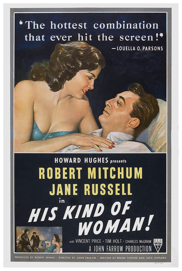His Kind of Woman 1951 - US - v1 - Classic Movie Poster