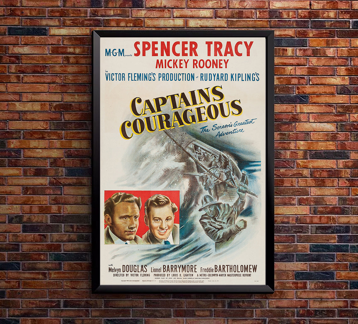 Captains Courageous 1937 - US - v5 - Classic Movie Poster