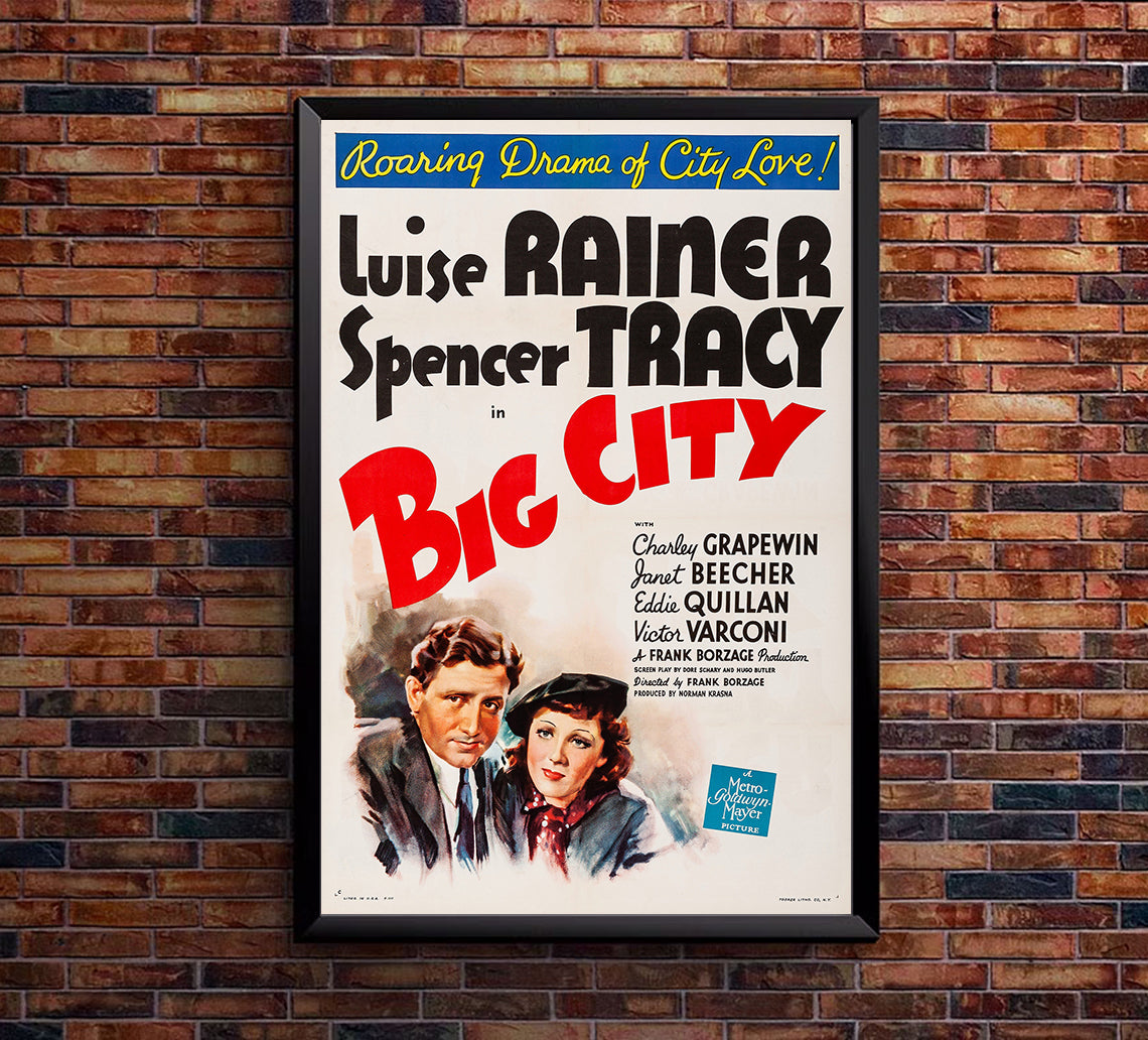 Big City 1937 - US - v3 - Classic Movie Poster