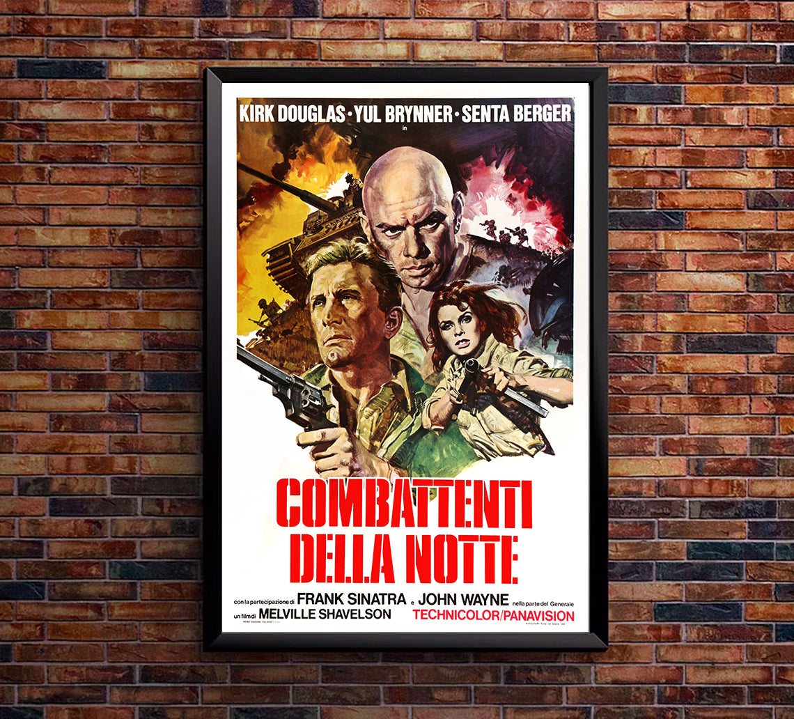 Cast a Giant Shadow 1966 - Italy - v2 - Classsic Movie Poster