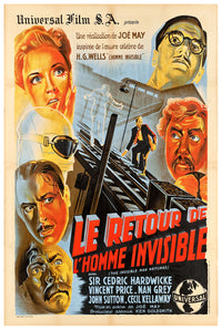 The Invisible Man Returns 1940 - France - v2 - Classic Movie Poster