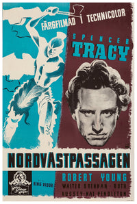 Northwest Passage 1940 - Sweden - v1 - Classic Movie Poster