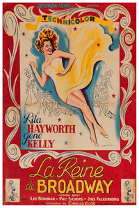Cover Girl 1944 - Rita Hayworth - France - Classic Movie Poster
