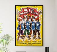 The Three Musketeers 1948 - Denmark - v1 - Classic Movie Poster