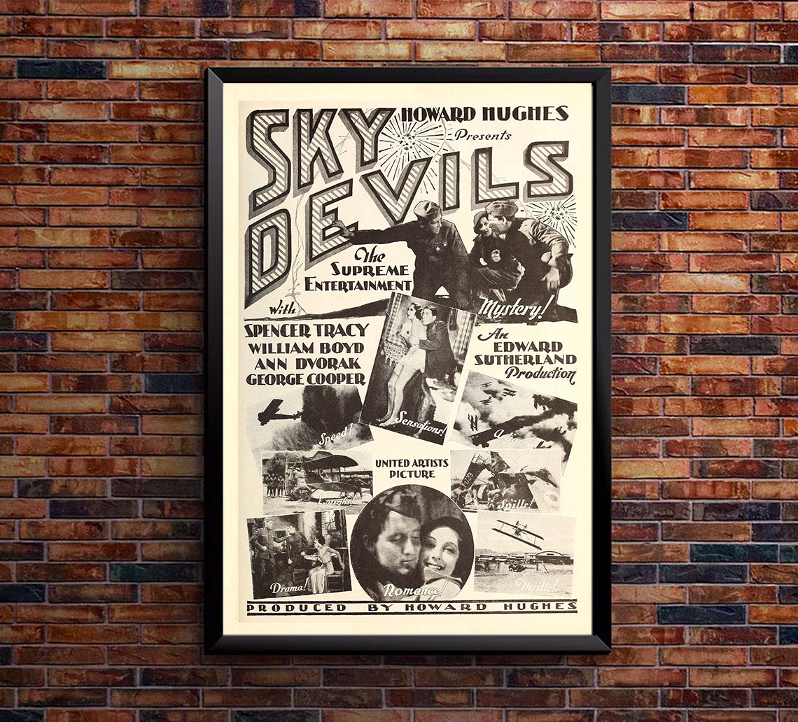 Sky Devils 1932 - US - v5 - Classic Movie Poster