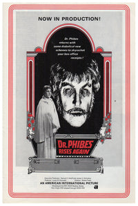 Dr. Phibes Rises Again 1972 - United Kingdom - v1 - Classic Movie Poster