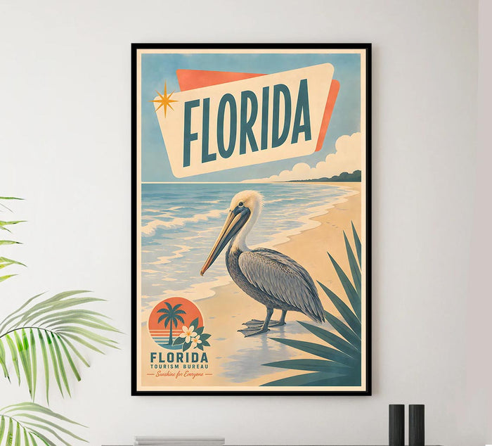 United States - Florida - Vintage Tourism Travel Poster