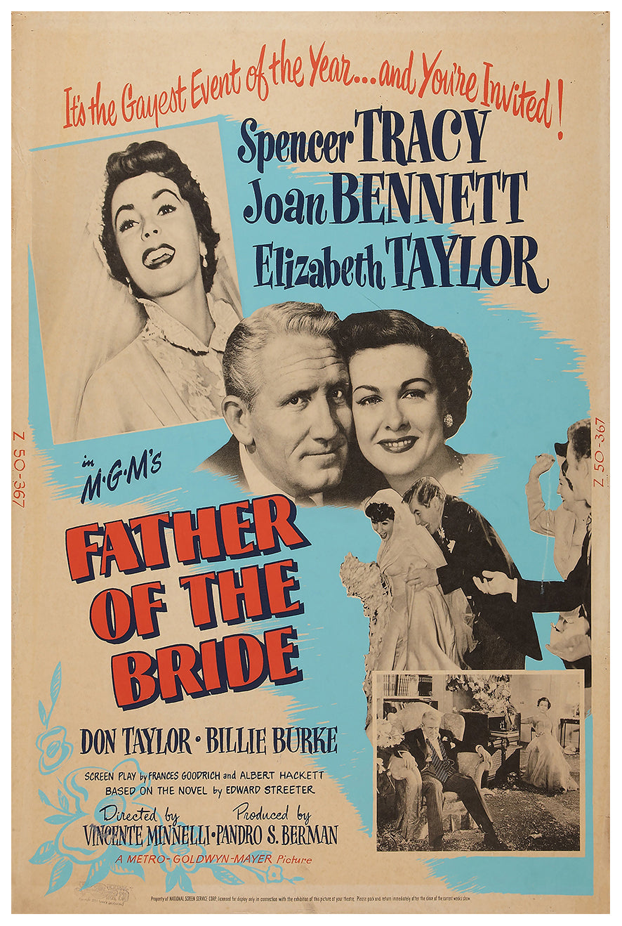 Father of the Bride 1950 - US - v4 - Classic Movie Poster