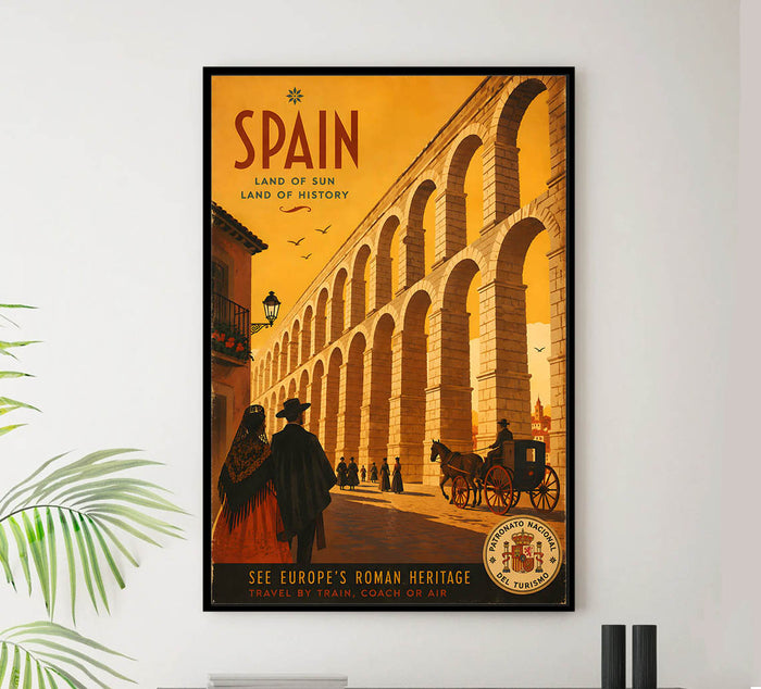 Spain - Tourism - v1 - Vintage Travel Poster