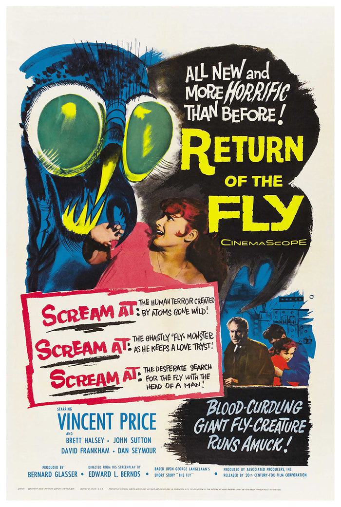Return of the Fly 1959 - US - v1 - Classic Movie Poster