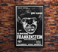 Frankenstein 1931 - Spain - v2 - Classic Movie Poster