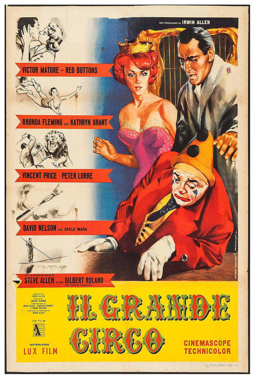 The Big Circus 1959 - Italy - v1 - Classic Movie Poster