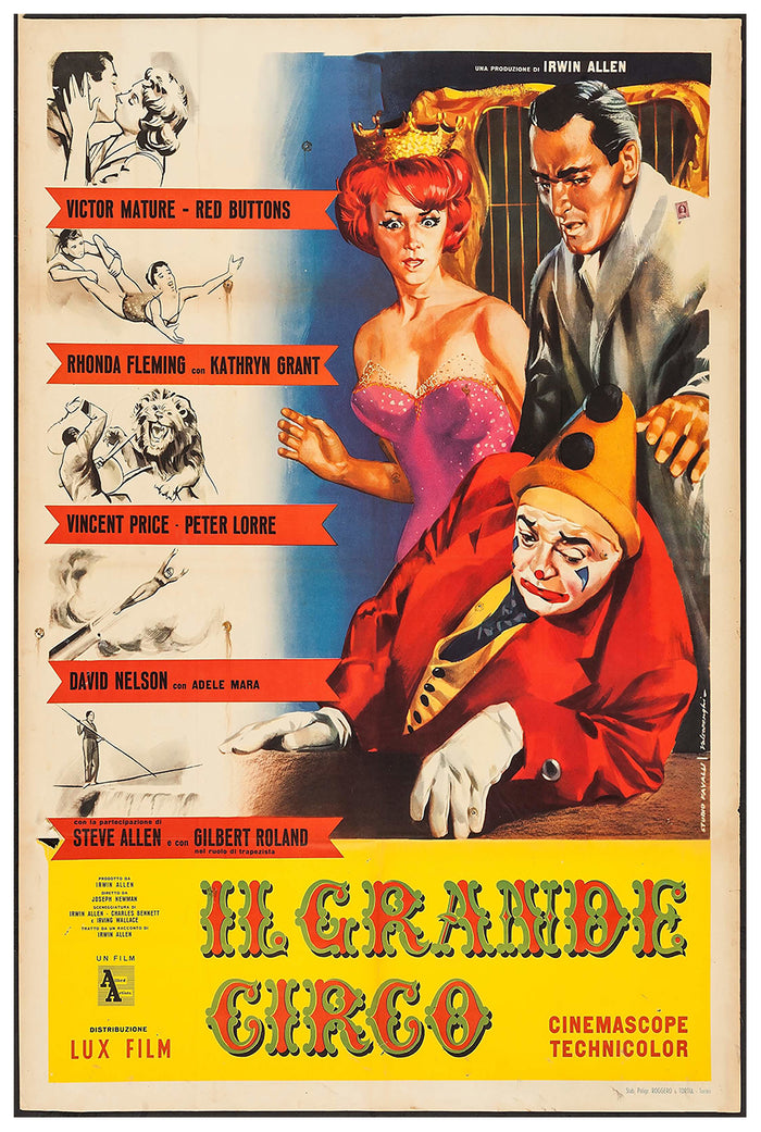 The Big Circus 1959 - Italy - v1 - Classic Movie Poster