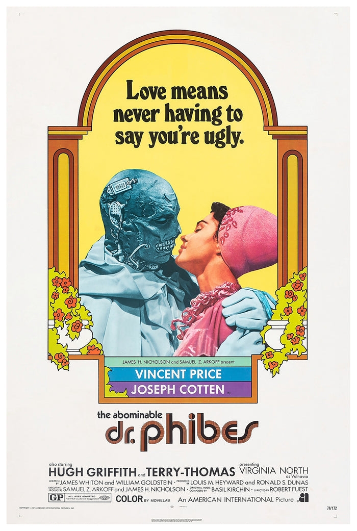 The Abominable Dr. Phibes 1971 - US - v1 - Classic Movie Poster
