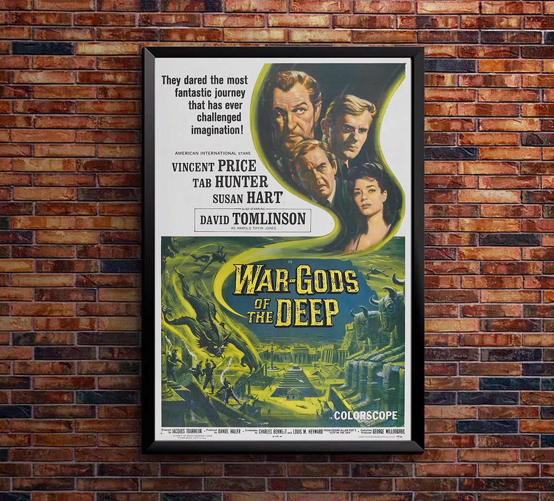 War-Gods of the Deep 1965 - US - v1 - Classic Movie Poster