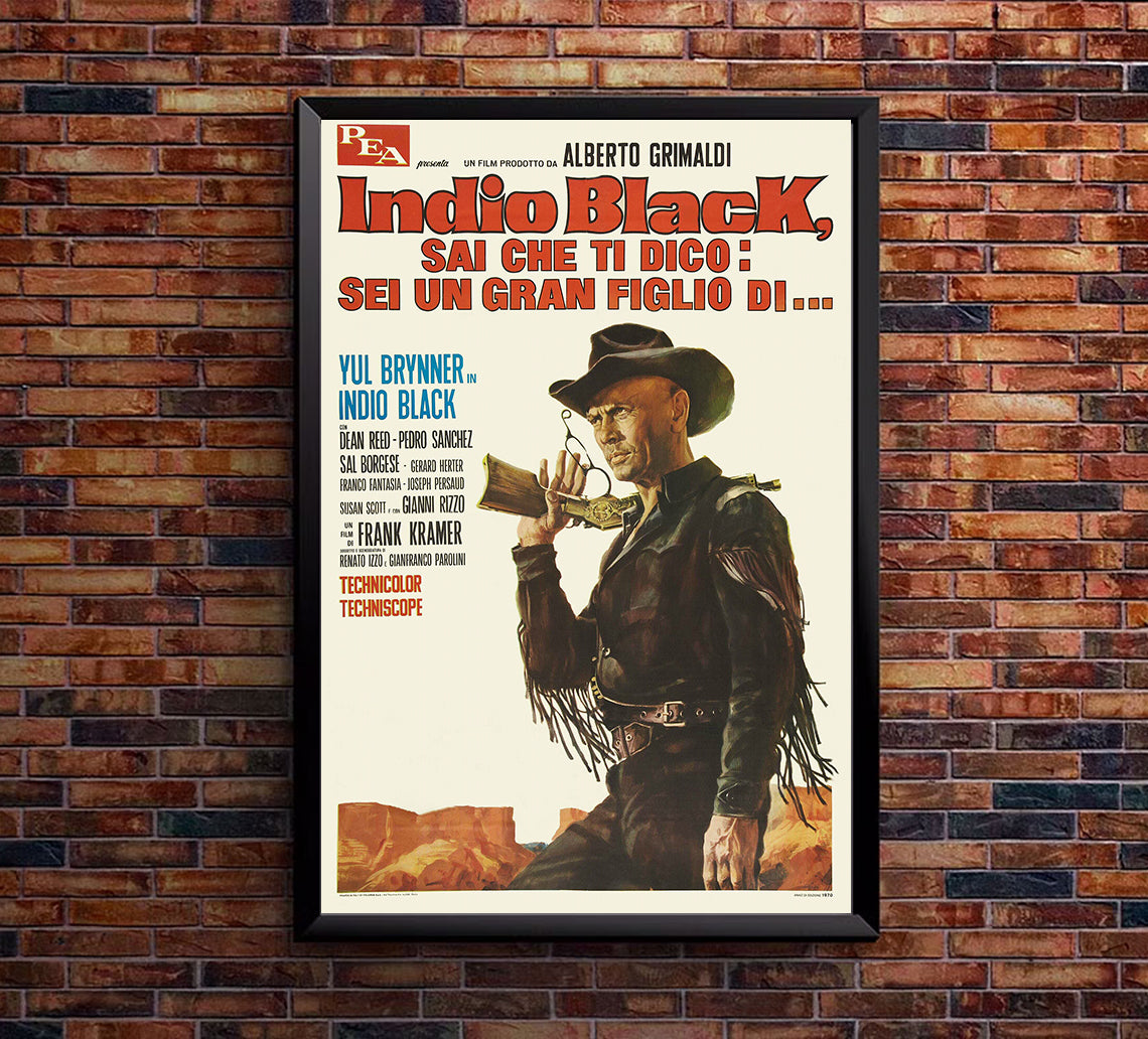 Indio Black, sai che ti dico Sei un gran figlio di...mo... 1970 - Italy - v1 - Classsic Movie Poster