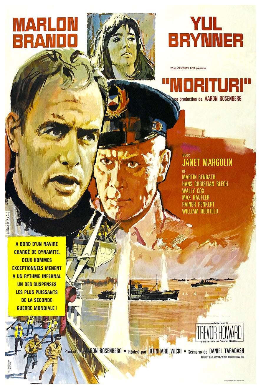 Morituri 1965 - France - v1 - Classsic Movie Poster