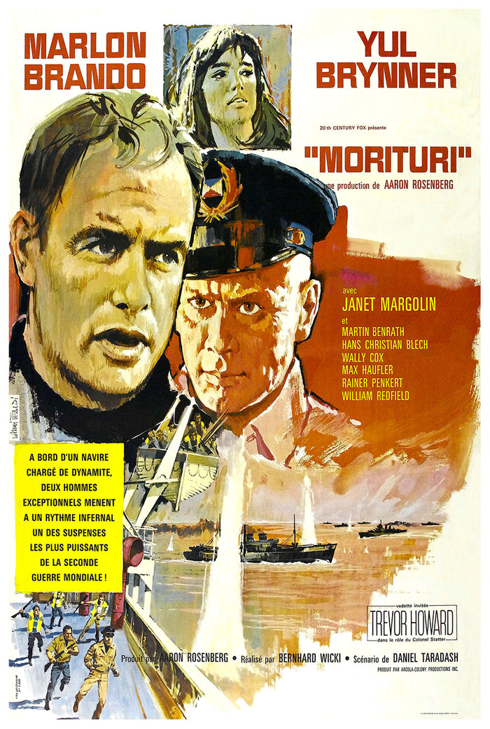 Morituri 1965 - France - v1 - Classsic Movie Poster