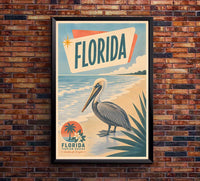 United States - Florida - Vintage Tourism Travel Poster
