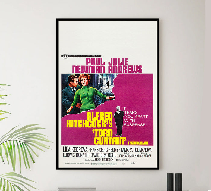Torn Curtain 1966 - Paul Newman - US (2) - Classic Movie Poster