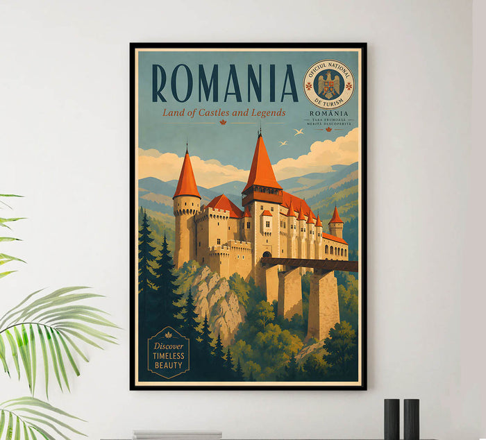 Romania - Tourism - v1 - Vintage Travel Poster