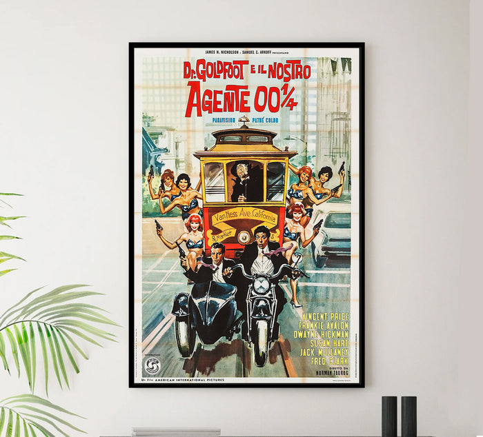 Dr. Goldfoot and the Bikini Machine 1965 - Italy - v1 - Classic Movie Poster