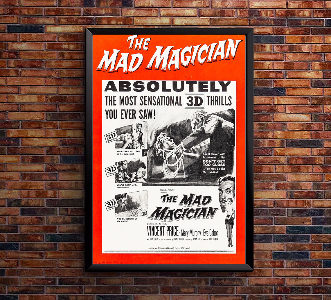 The Mad Magician 1954 - US - v7 - Classic Movie Poster