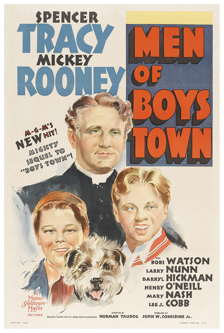 Men of Boys Town 1941 - US - v1 - Classic Movie Poster