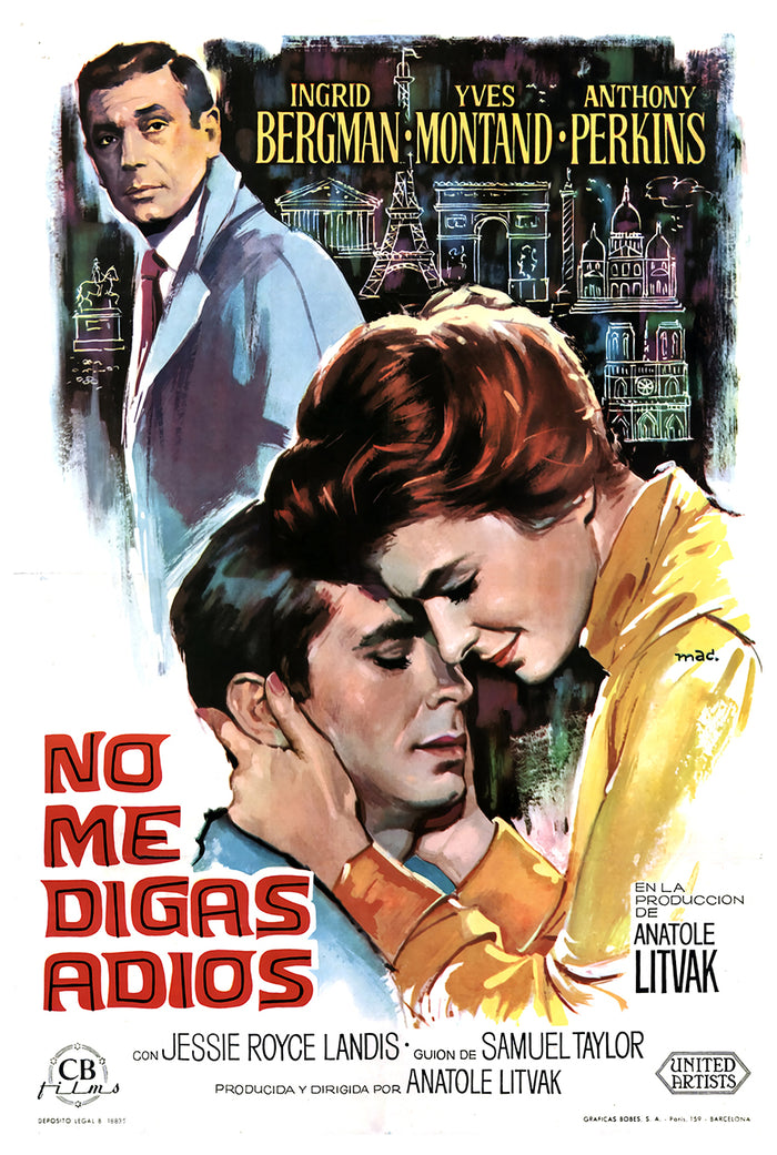 Goodbye Again 1961 - Spain - v1 - Classsic Movie Poster