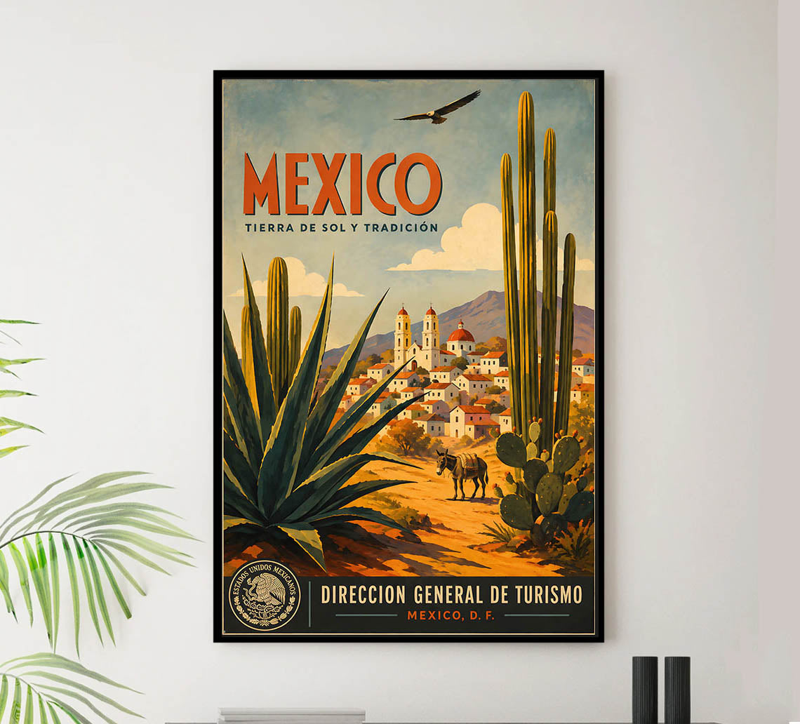 Mexico - Tourism - v1 - Vintage Travel Poster