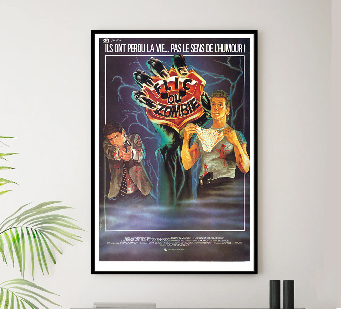 Dead Heat 1988 - France - v1 - Classic Movie Poster