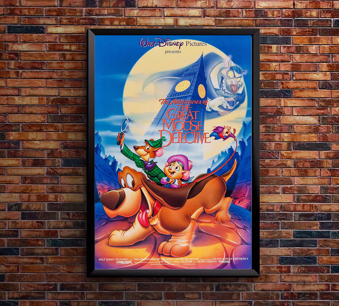 The Great Mouse Detective 1986 - US - v1 - Classic Movie Poster