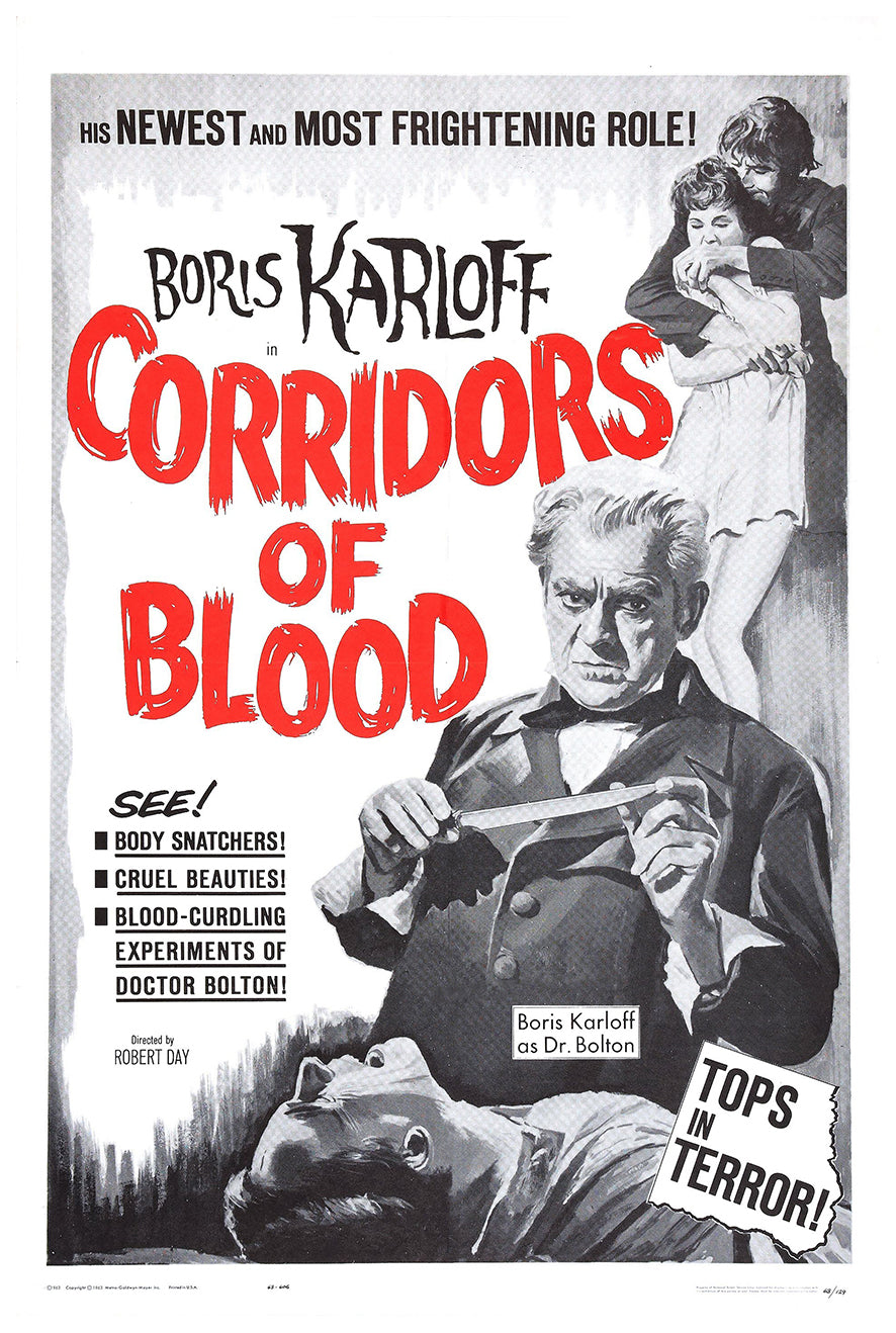 Corridors of Blood 1963 - US - v2 - Classic Movie Poster
