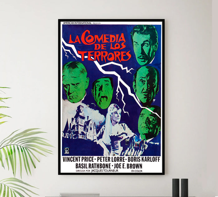 The Comedy of Terrors 1964 - Spain - v1 - Classic Movie Poster