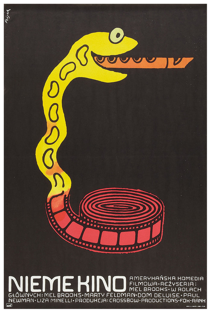 Silent Movie 1976 - Paul Newman - Poland - Classic Movie Poster