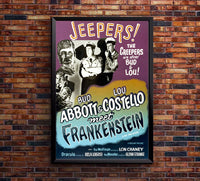 Bud Abbott Lou Costello Meet Frankenstein 1948 - US - v5 - Classic Movie Poster