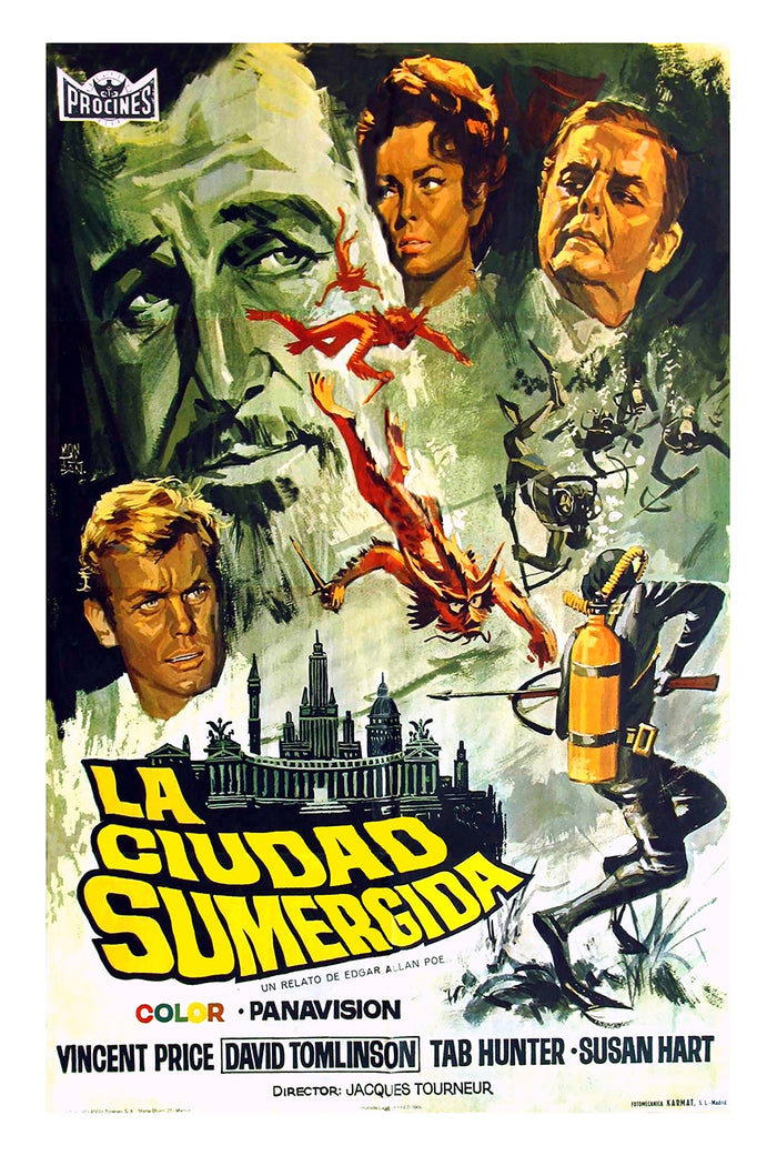 War-Gods of the Deep 1965 - Spain - v1 - Classic Movie Poster