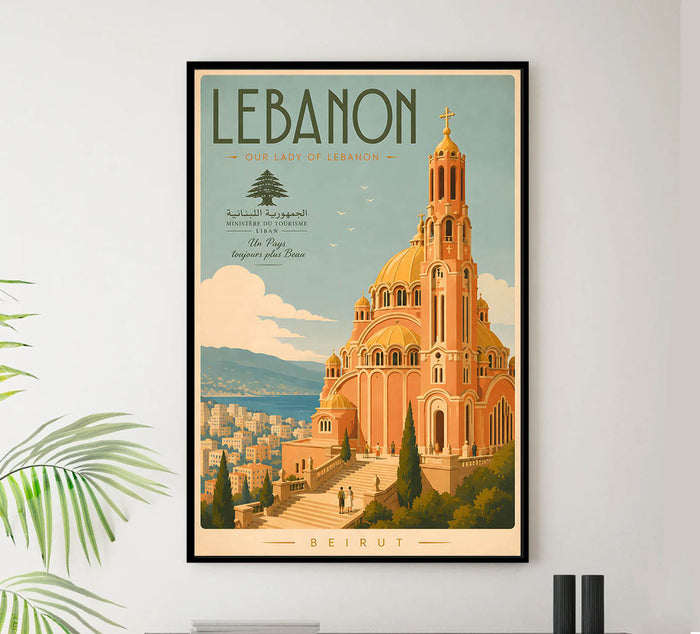 Lebanon - Tourism - v1 - Vintage Travel Poster