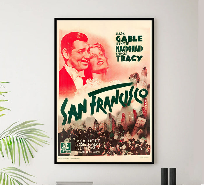 San Francisco 1936 - France - v2 - Classic Movie Poster