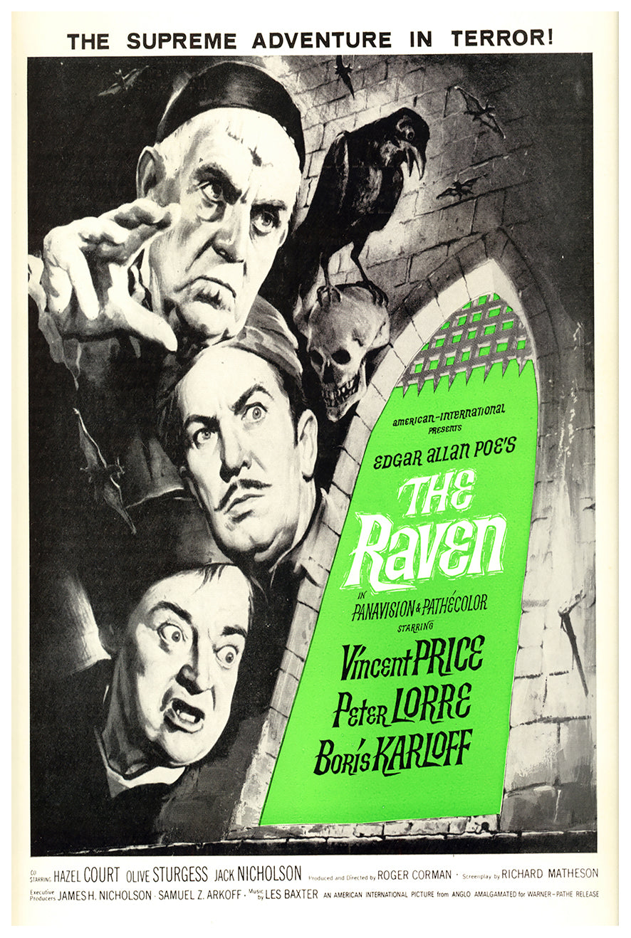 The Raven 1963 - US - v3 - Classic Movie Poster