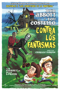 Bud Abbott Lou Costello Meet Frankenstein 1948 - Spain - v1 - Classic Movie Poster