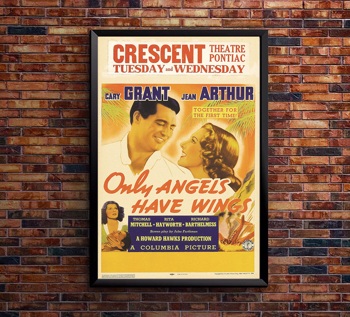 Only Angels Have Wings 1939 - Rita Hayworth - US (2) - Classic Movie Poster