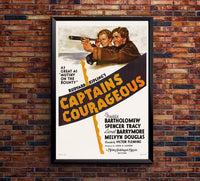Captains Courageous 1937 - United Kingdom - v1 - Classic Movie Poster